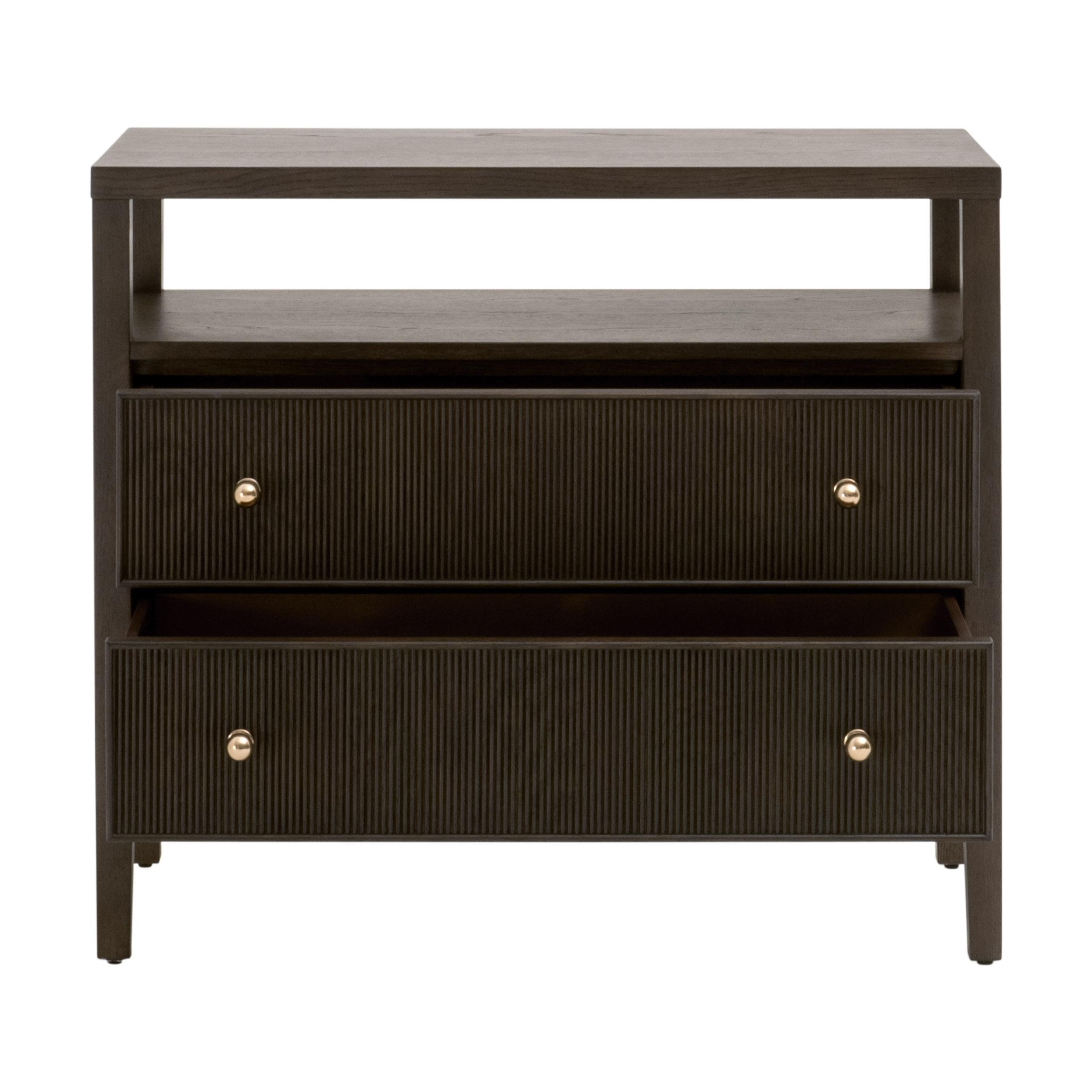 Highland Open Shelf 2-Drawer